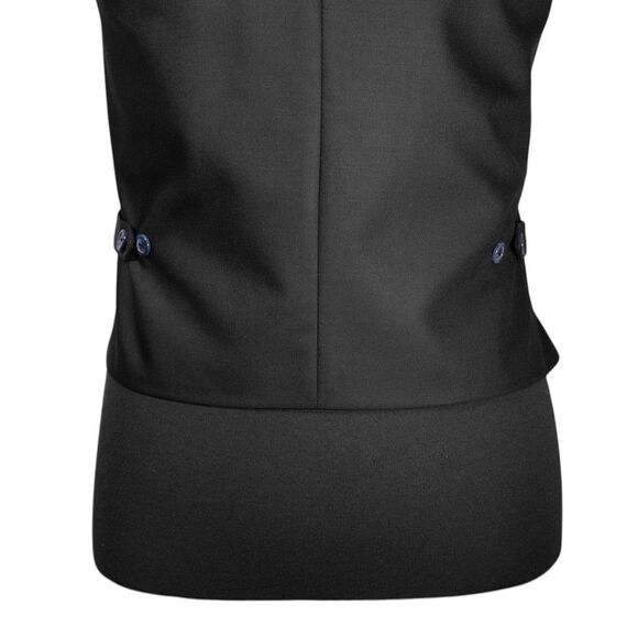 Mens Yellow Vest 40R Cotton Waistcoat Formal Wedding Prom Party Suit Groomsmen - Picture 9 of 9